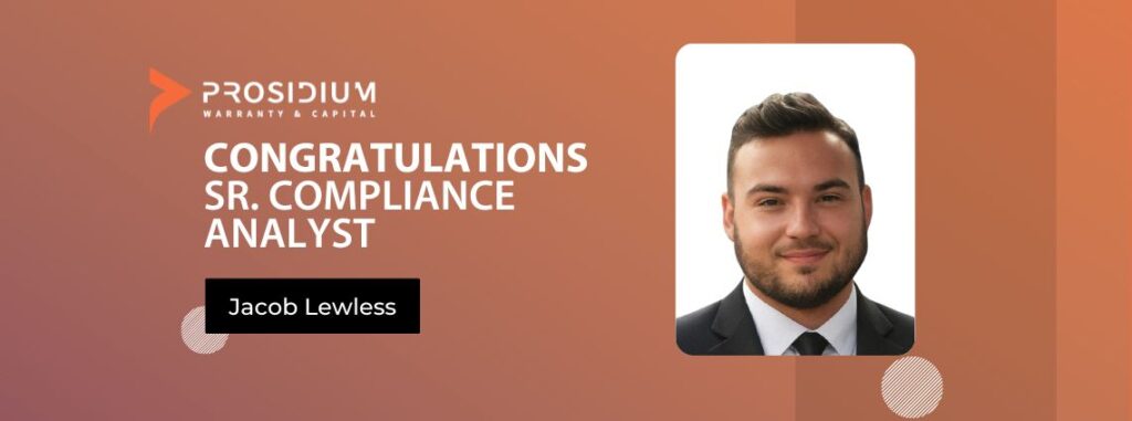 Welcoming Jake Lewless as Prosidium Sr. Compliance Analyst